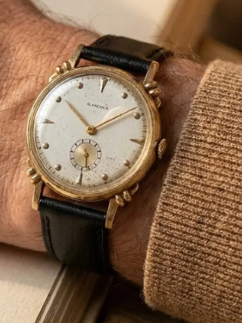 14K Gentlemen's Blancpain Yellow Gold Wrist Watch